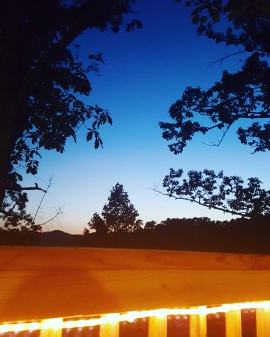 Natural Bridge Cabins in Slade Kentucky - Sunset