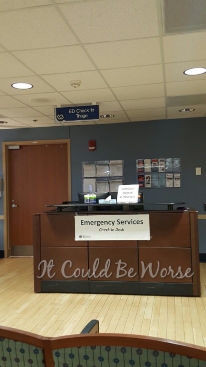 ER Visit - Crohn's - It Could Be Worse Blog