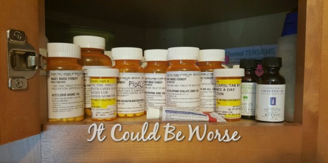 Mary's meds - It Could Be Worse