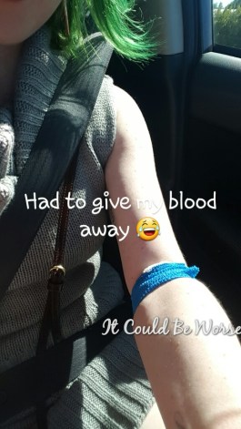 Bloods draw It Could Be Worse Blog
