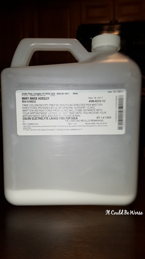 Work and Scheduling Appointments - It Could Be Worse Blog - Mary Horsley - Bowel Prep for Colonoscopy