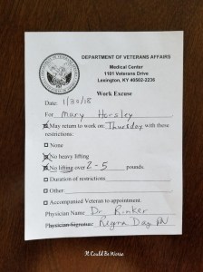 Ganglionectomy - It Could Be Worse Blog - Mary Horsley