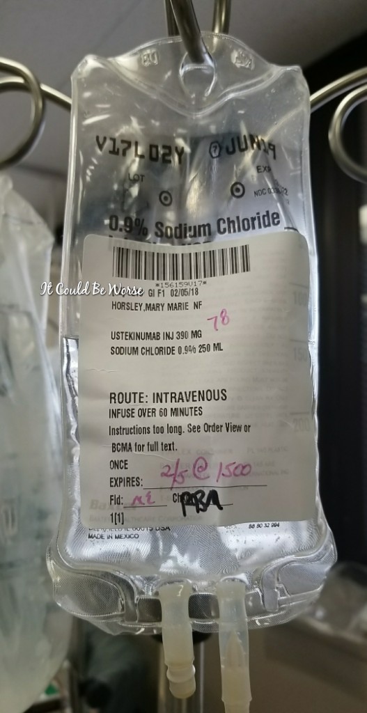 Stelara Infusion & Ganglionectomy Pain - It Could Be Worse - Mary Horsley