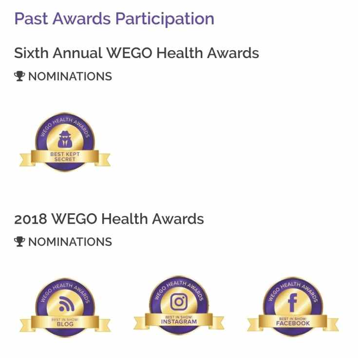 WEGO Health Nomination