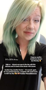 Perianal Abscess #2 in My Crohn's Disease Journey | IT COULD BE WORSE BLOG - Mary Horsley