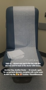 Perianal Abscess #2 in My Crohn's Disease Journey | IT COULD BE WORSE BLOG - Mary Horsley