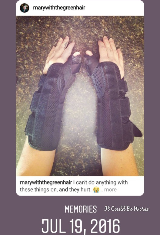 My Ganglion Cyst - The Tetralogy | IT COULD BE WORSE BLOG