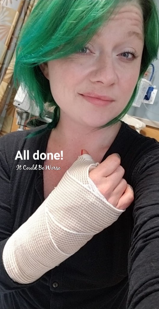 De Quervain's Tenosynovitis - Lefty | IT COULD BE WORSE BLOG