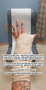 De Quervain's Tenosynovitis - Lefty | IT COULD BE WORSE BLOG